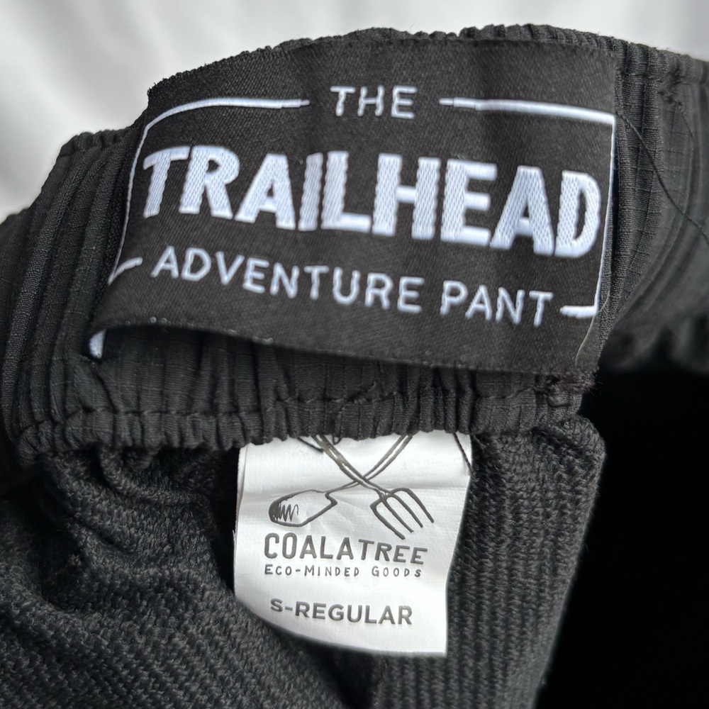 Athletic Black Drawstring Track Joggers - Picture 3 of 3